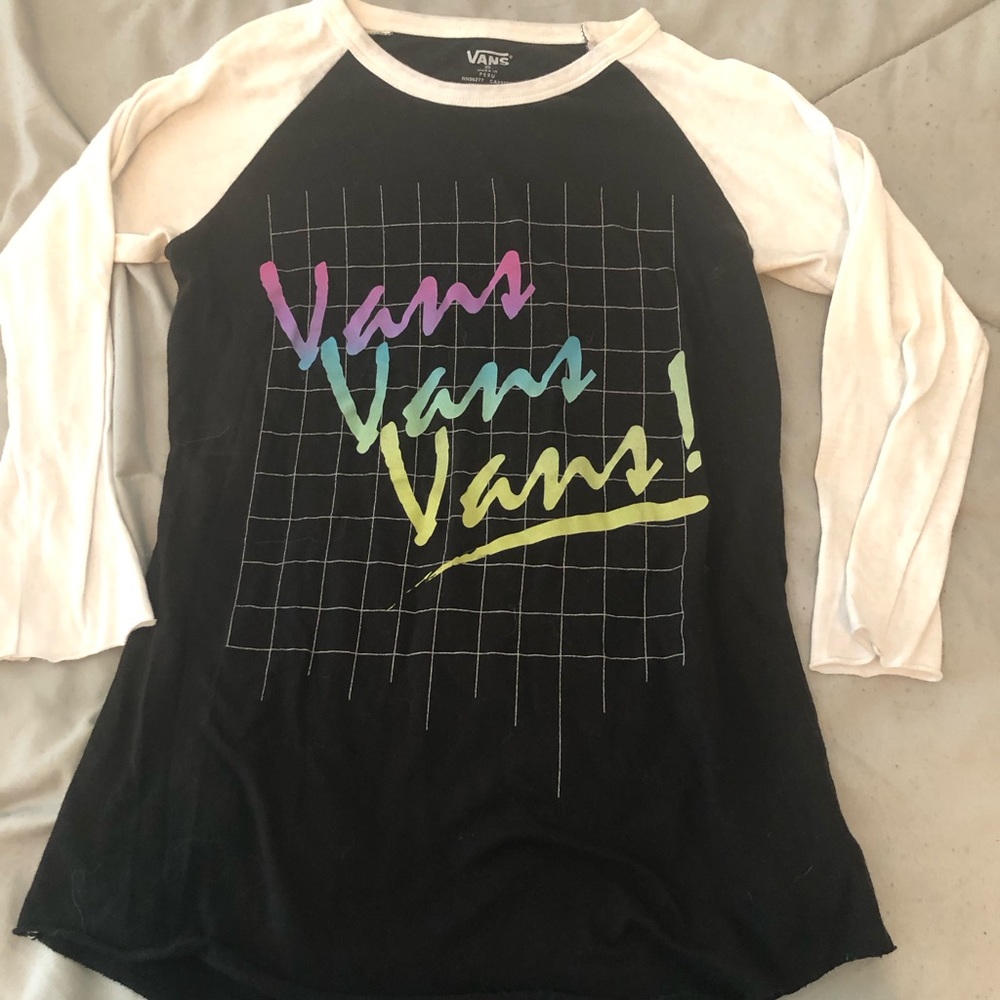 Vans 3/4 sleeve 90s shirt